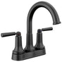 Delta Faucet - SaylorE Two Handle Centerset Bathroom Faucet - Matte Black