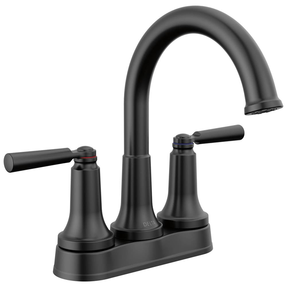 Delta Faucet - SaylorE Two Handle Tract-Pack Centerset Bathroom Faucet - Matte Black