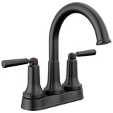 Delta Faucet - SaylorE Two Handle Tract-Pack Centerset Bathroom Faucet - Matte Black