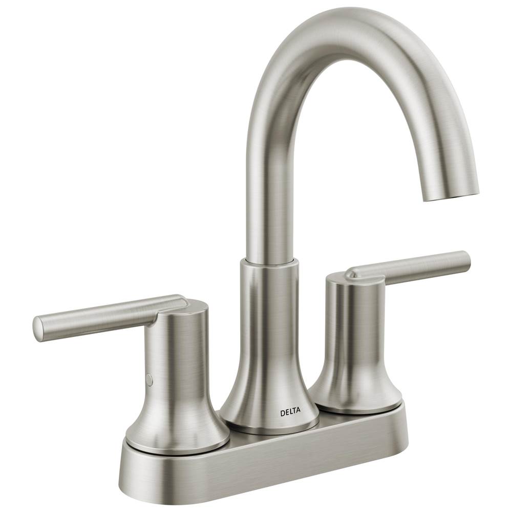 Delta Faucet - Trinsic Two Handle Centerset Bathroom Faucet - Stainless