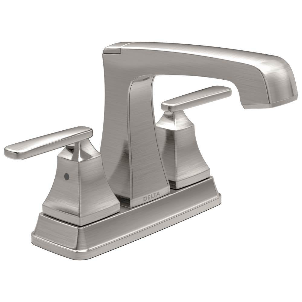Ashlyn Two Handle Centerset Lavatory Faucet - Metal Pop-Up