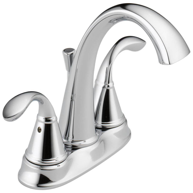 Delta Faucet - Zella Two Handle Centerset Bathroom Faucet - Chrome