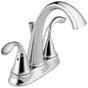 Delta Faucet - Zella Two Handle Centerset Bathroom Faucet - Chrome