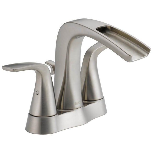 Delta Faucet - Tolva Two Handle Centerset Bathroom Faucet - Stainless