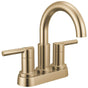 Delta Faucet - NicoliE Two Handle Centerset Bathroom Faucet - Champagne Bronze
