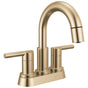 Delta Faucet - NicoliE Two Handle Centerset Pull-Down Bathroom Faucet - Champagne Bronze