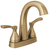 Delta Faucet - Stryke Two Handle Centerset Bathroom Faucet - Lumicoat Champagne Bronze