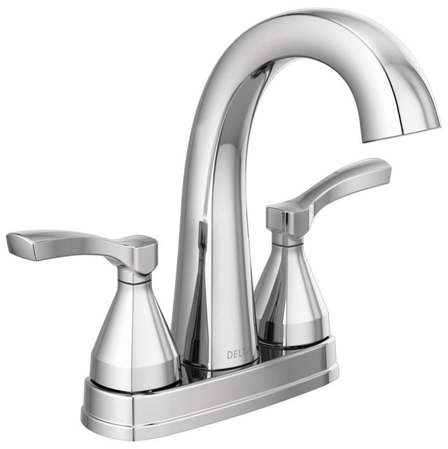 Delta Faucet - Stryke Two Handle Centerset Bathroom Faucet - Lumicoat Chrome