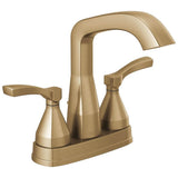 Delta Faucet - Stryke Two Handle Centerset Bathroom Faucet With Pop-Up Drain - Lumicoat Champagne Bronze