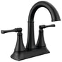 Delta Faucet - ArchdaleE Two Handle Centerset Bathroom Faucet - Matte Black