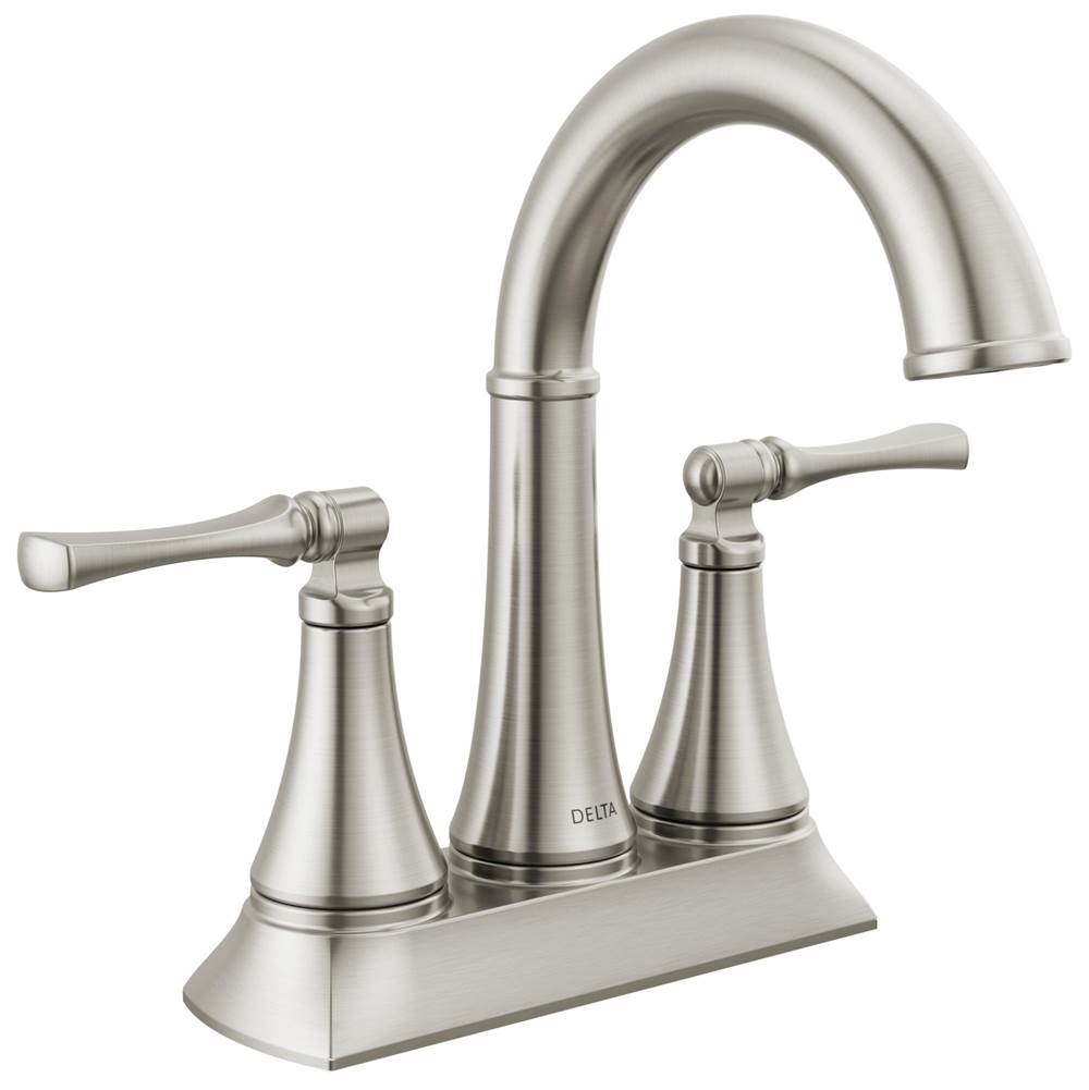 Delta Faucet - ArchdaleE Two Handle Centerset Bathroom Faucet - Spotshield Brushed Nickel