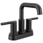 Delta Faucet - NicoliE Two Handle Centerset Bathroom Faucet - Matte Black