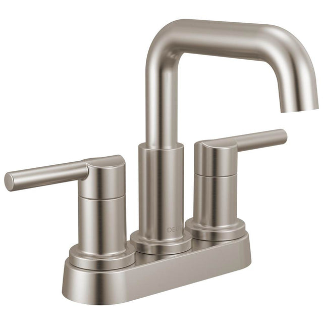 Delta Faucet - NicoliE Two Handle Centerset Bathroom Faucet - Stainless
