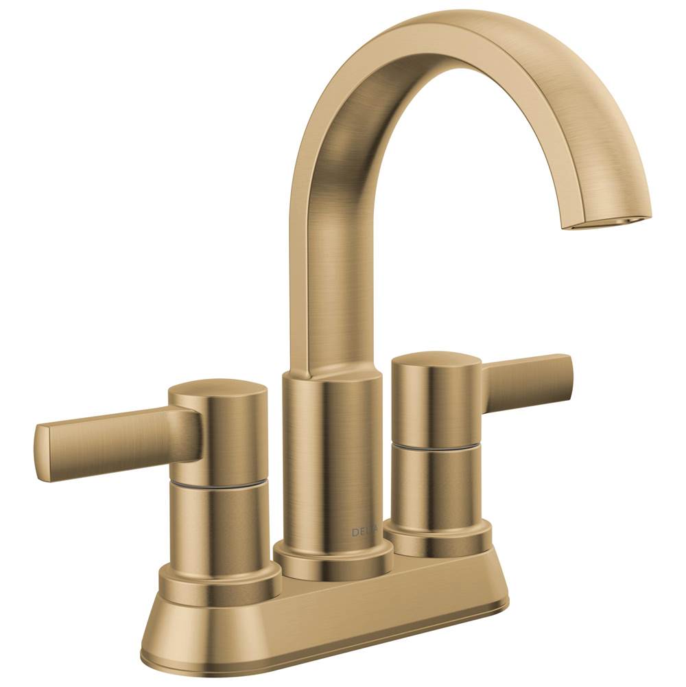 Delta Faucet - AlbionE Two Handle Centerset Bathroom Faucet - Champagne Bronze