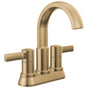 Delta Faucet - AlbionE Two Handle Centerset Bathroom Faucet - Champagne Bronze