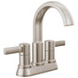 Delta Faucet - AlbionE Two Handle Centerset Bathroom Faucet - Spotshield Brushed Nickel