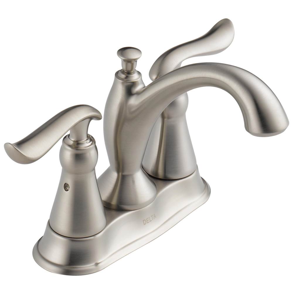 Delta Faucet - LindenE Two Handle Centerset Bathroom Faucet - Stainless