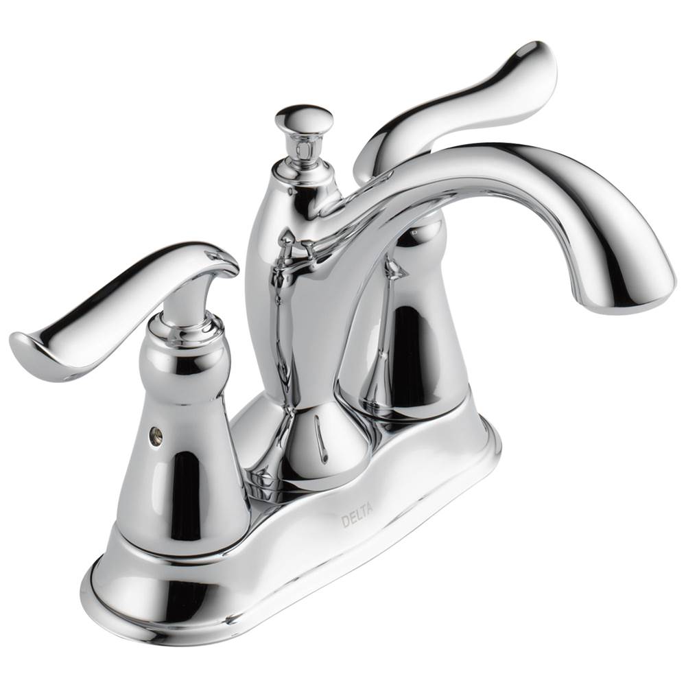 Delta Faucet - LindenE Two Handle Tract-Pack Centerset Bathroom Faucet - Chrome