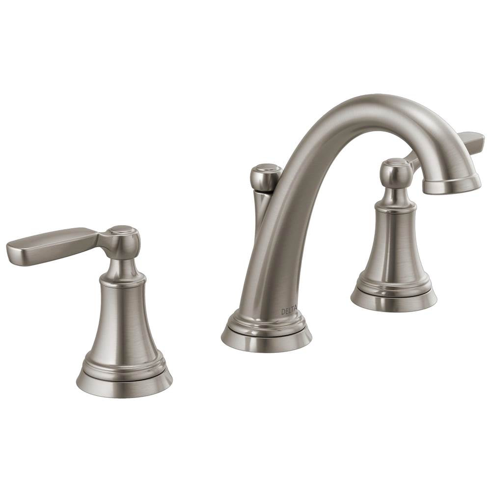 Delta Faucet - WoodhurstE Two Handle Widespread Bathroom Faucet - Stainless