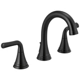 Delta Faucet - KayraE Two Handle Widespread Bathroom Faucet - Matte Black