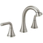 Delta Faucet - KayraE Two Handle Widespread Pull-Down Bathroom Faucet - Stainless