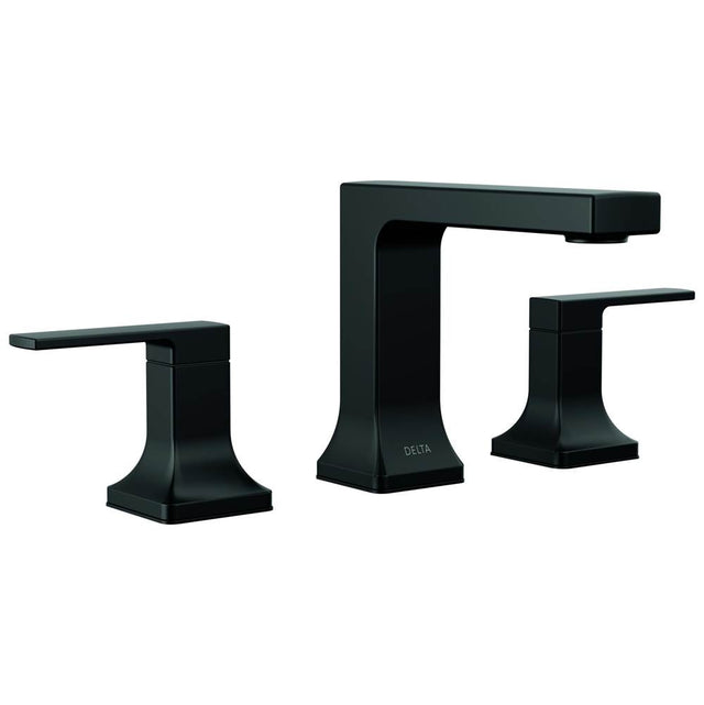 Delta Faucet - VelumE Two Handle Widespread Bathroom Faucet - Matte Black