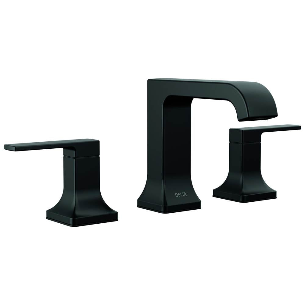Delta Faucet - VelumE Two Handle Widespread Bathroom Faucet - Matte Black