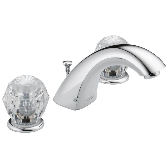 Delta Faucet - Classic Two Handle Widespread Bathroom Faucet - Chrome