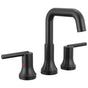 Delta Faucet - Trinsic Two Handle Widespread Bathroom Faucet - Matte Black
