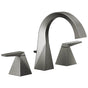 Delta Faucet - TrillianE Two Handle Widespread Bathroom Faucet - LumicoatÂ® Black Stainless