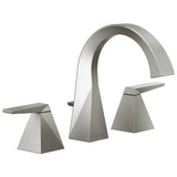 Delta Faucet - TrillianE Two Handle Widespread Bathroom Faucet - LumicoatÂ® Stainless
