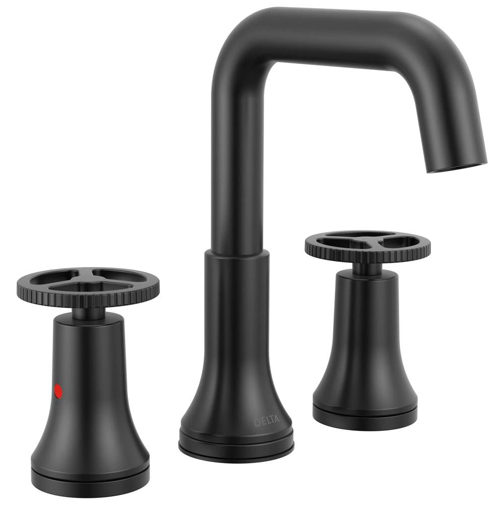 Delta Faucet - Trinsic Two Handle Widespread Bathroom Faucet - Matte Black