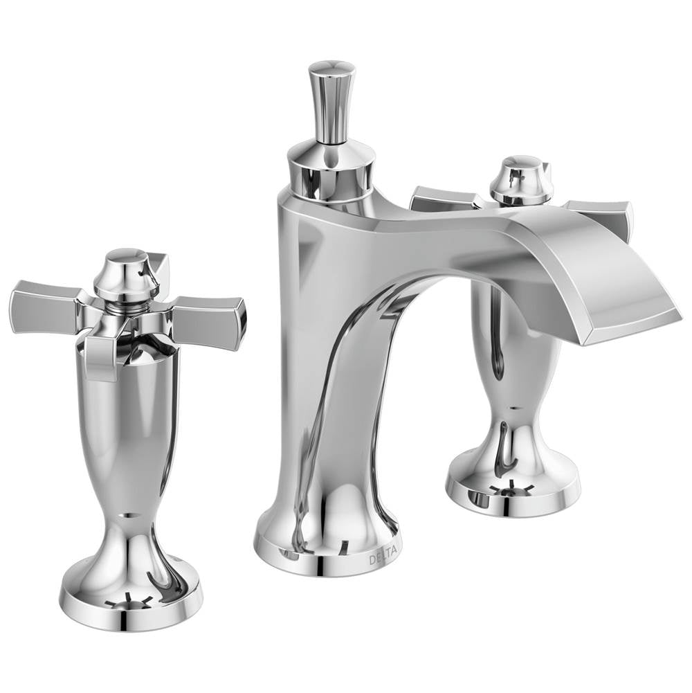 Delta Faucet - DorvalE Two Handle Widespread Bathroom Faucet - Chrome