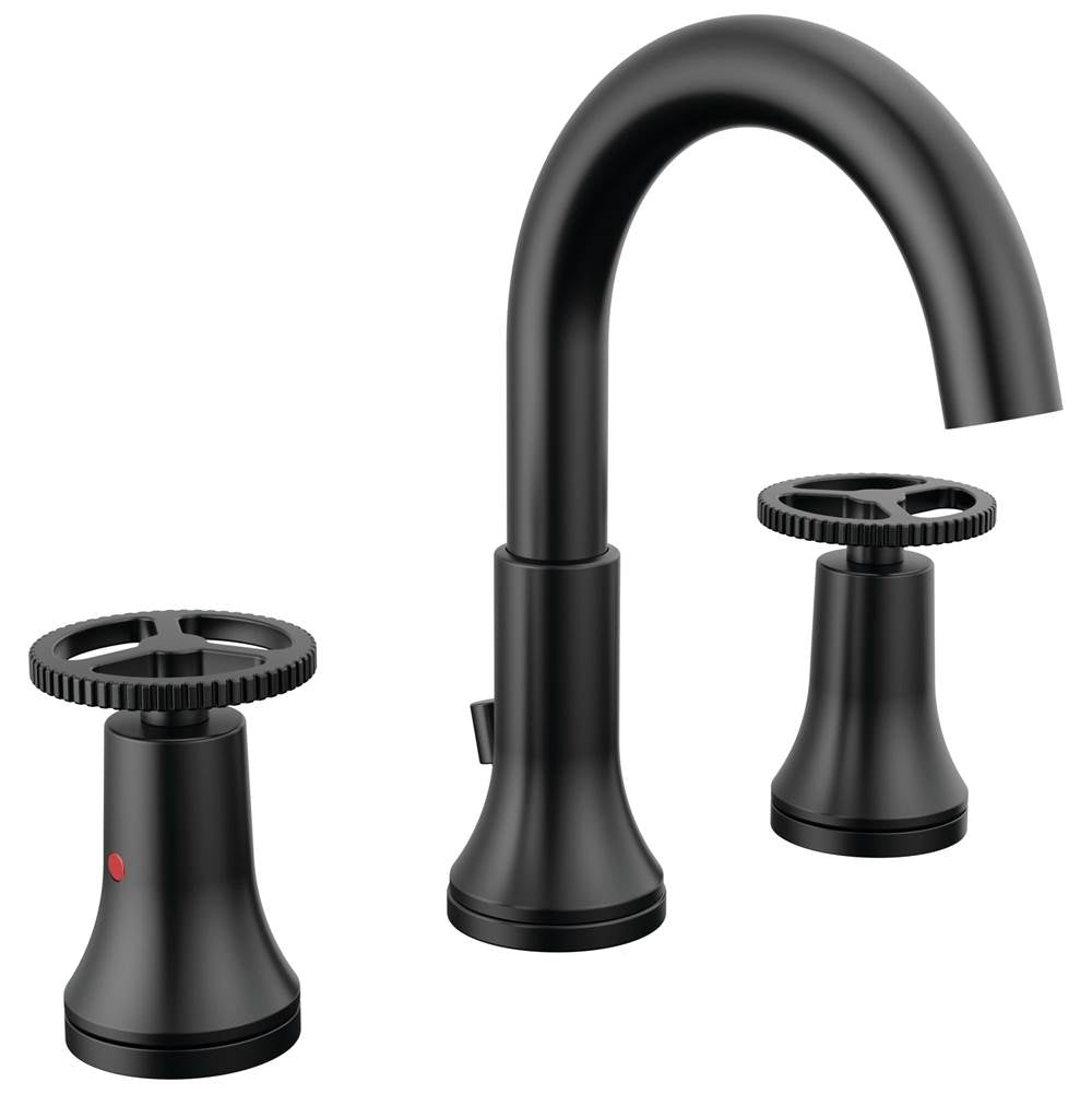 Delta Faucet - Trinsic Two Handle Widespread Bathroom Faucet - Matte Black
