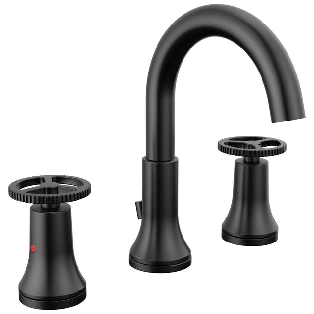 Delta Faucet - Trinsic Two Handle Widespread Bathroom Faucet - Matte Black