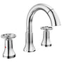 Delta Faucet - Trinsic Two Handle Widespread Pull Down Bathroom Faucet - Chrome