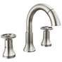 Delta Faucet - Trinsic Two Handle Widespread Pull Down Bathroom Faucet - Stainless
