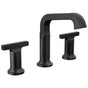 Delta Faucet - TetraE Two Handle Widespread Bathroom Faucet - Matte Black
