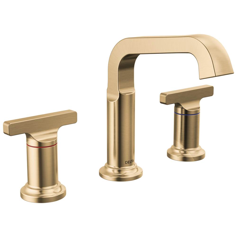 Delta Faucet - TetraE Two Handle Widespread Bathroom Faucet - LumicoatÂ® Champagne Bronze