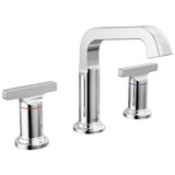 Delta Faucet - TetraE Two Handle Widespread Bathroom Faucet - LumicoatÂ® Chrome