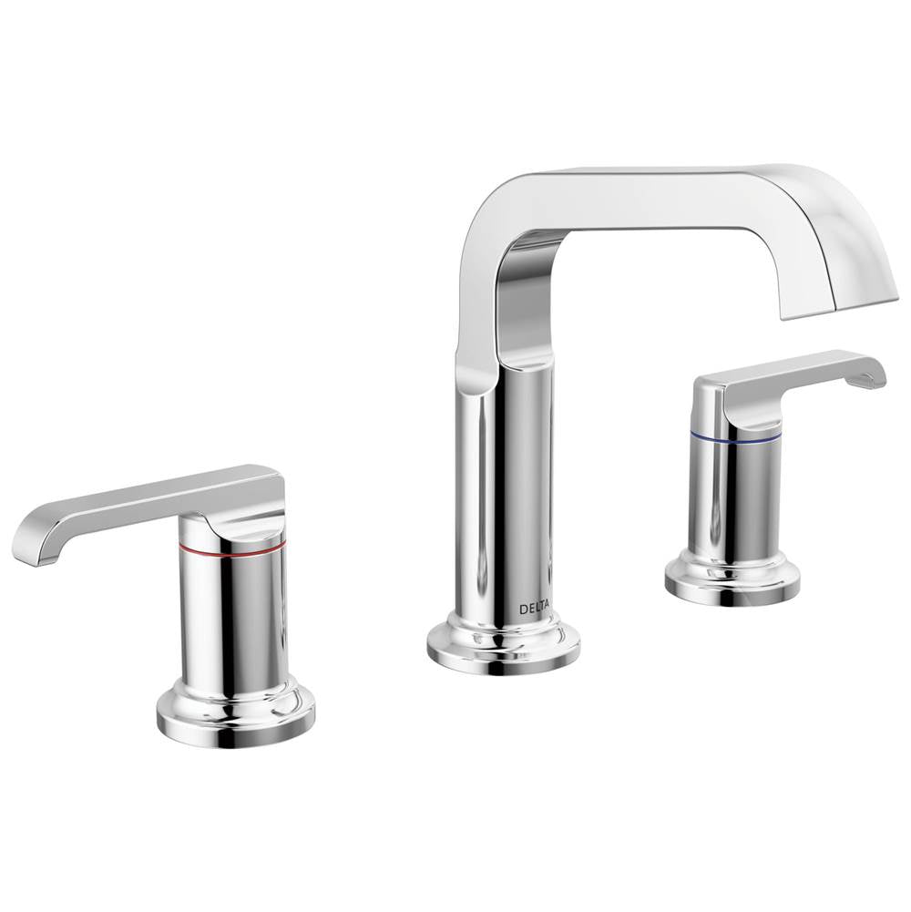 Delta Faucet - TetraE Two Handle Widespread Bathroom Faucet - LumicoatÂ® Chrome