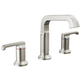 Delta Faucet - TetraE Two Handle Widespread Bathroom Faucet - LumicoatÂ® Stainless