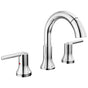 Delta Faucet - Trinsic Two Handle Widespread Pull Down Bathroom Faucet - Chrome