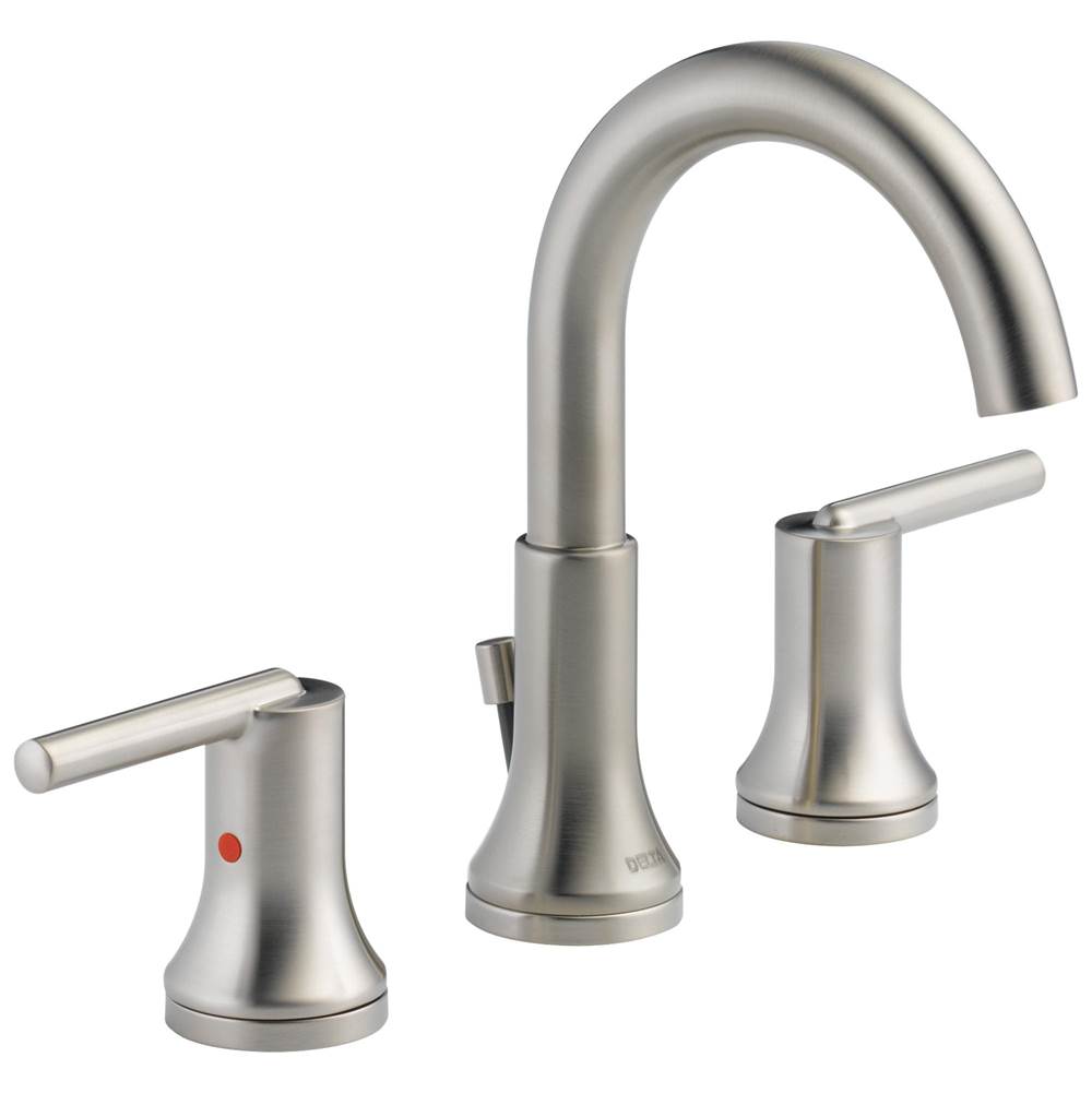 Delta Faucet - Trinsic Two Handle Widespread Bathroom Faucet - Stainless