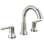 Delta Faucet - Trinsic Two Handle Widespread Pull Down Bathroom Faucet - Stainless