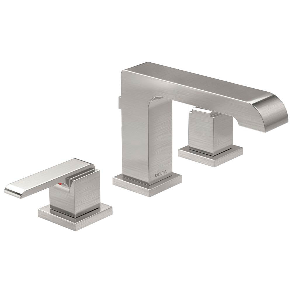 Delta Faucet - Ara Two Handle Widespread Bathroom Faucet - Stainless