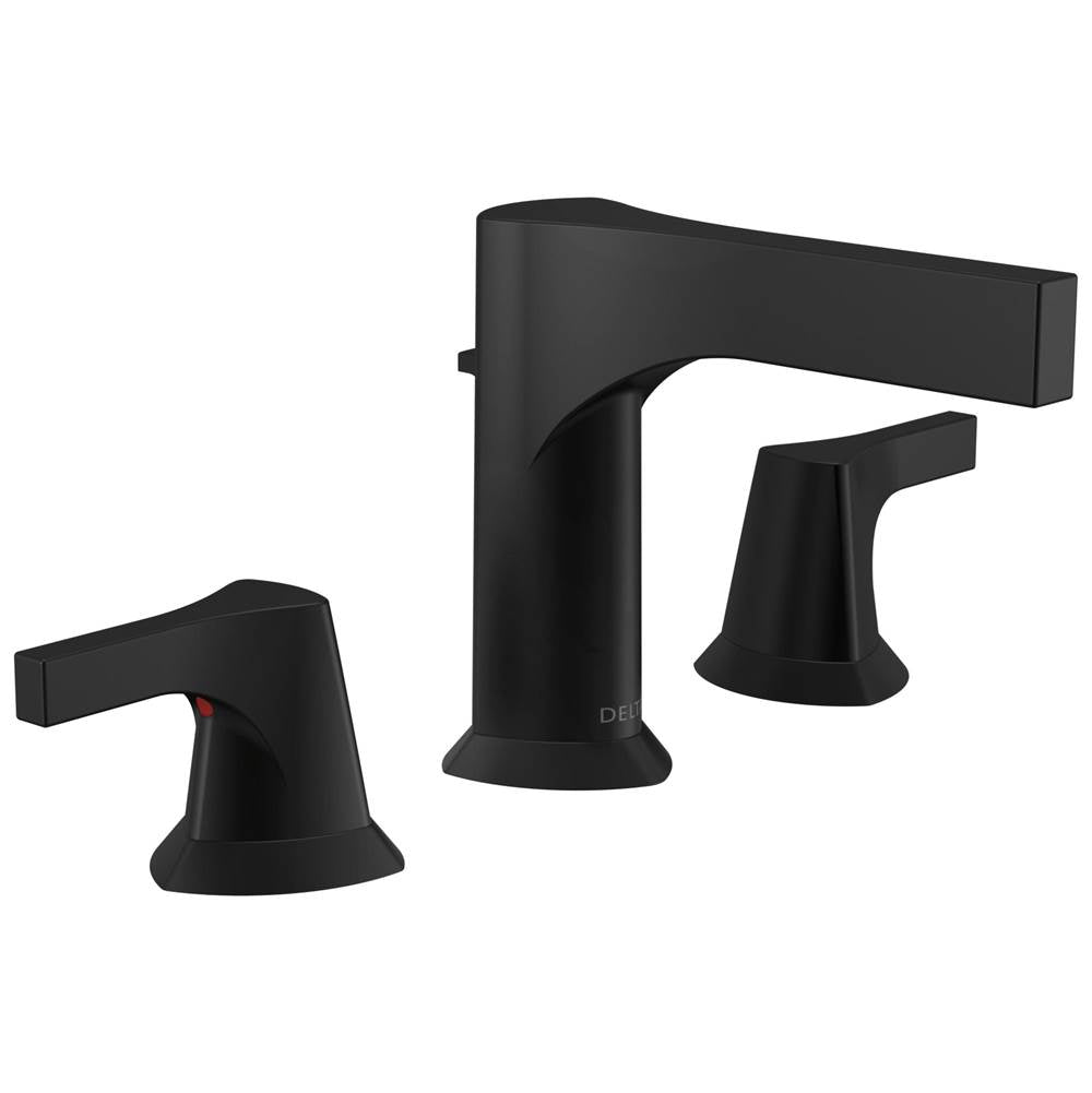 Delta Faucet - Zura Two Handle Widespread Bathroom Faucet - Matte Black