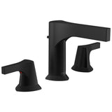 Delta Faucet - Zura Two Handle Widespread Bathroom Faucet - Matte Black