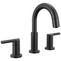 Delta Faucet - NicoliE Two Handle Widespread Pull-Down Bathroom Faucet - Matte Black