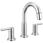 Delta Faucet - NicoliE Two Handle Widespread Pull-Down Bathroom Faucet - Chrome